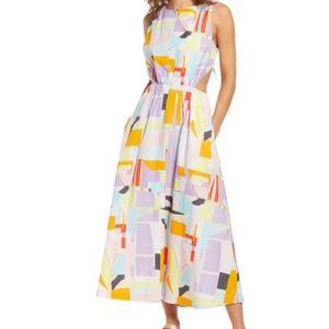Open edit Nordstrom cut out back maxi dress